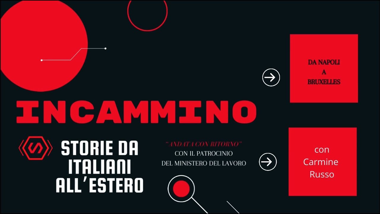 INCAMMINO, storie da Italiani all'estero, incontra Carmine Russo