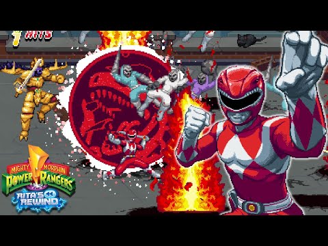 Mighty Morphin Power Rangers: Rita's Rewind - Full Game, All S-Ranks (Hard Mode)