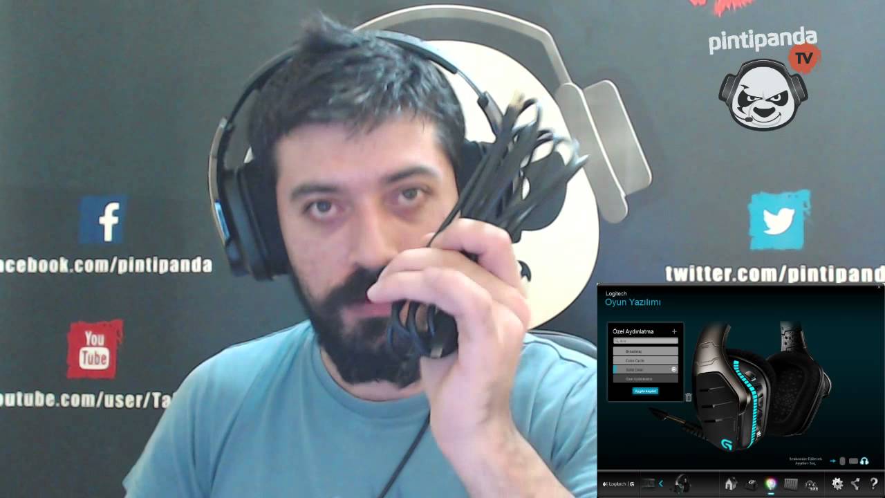 Гарнитура Logitech G633 Artemis Spectrum, USB-подключение, аудио-разъем 3,5 мм, цветовая подсветка