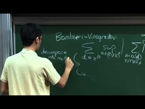 Terence Tao - 2/3 Bounded gaps between primes