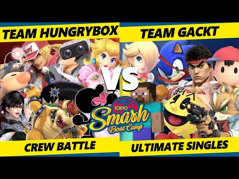 Tokyo Smash Boot Camp - Team Hungrybox Vs. Team Gackt - Crew Battle