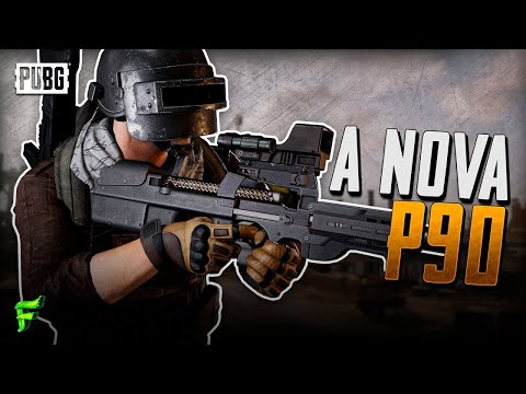 NOSSA PRIMEIRA VEZ JOGANDO COM A NOVA P90 DO PUBG!! ft AlineM