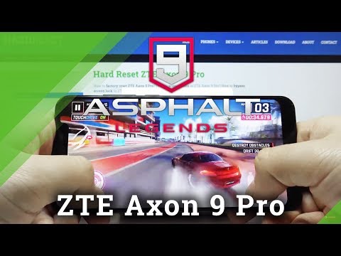 Asphalt 9 on ZTE Axon 9 Pro – GamePlay