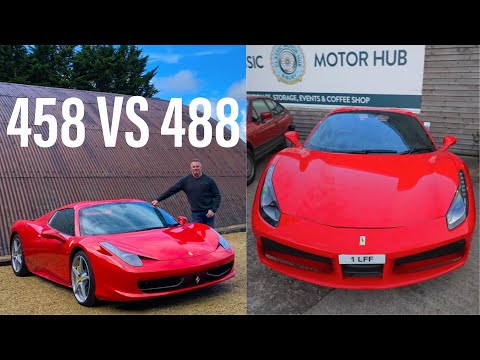 Ferrari 458 VS 488 / Which is better? (CLASSIC MOTOR HUB BBQ!)