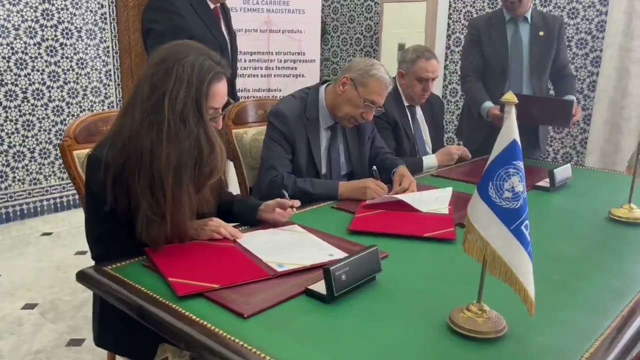 التوقيع الرسمي للمرحلة الثانية (2025-2029) من مشروع التعاون بين وزارة العدل وPNUD الجزائر