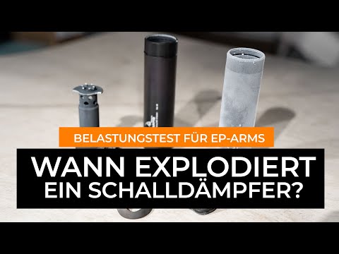 schalldaempfer: Der ultimative Test: Welche thermischen Belastungen hält ein Schalldämpfer aus Aluminium wie der EP-Arms Whisper Pro 50 aus, bevor er auseinanderfliegt?