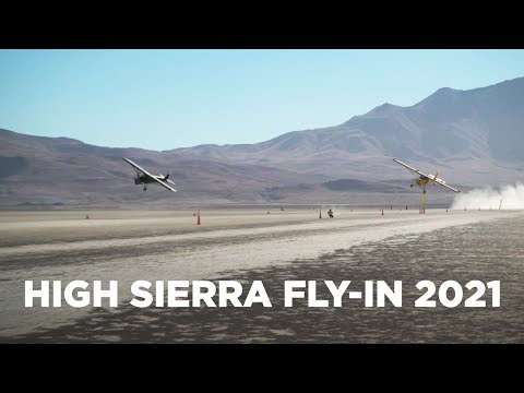 Backcountry Flying Party in the Desert: High Sierra Fly-In 2021