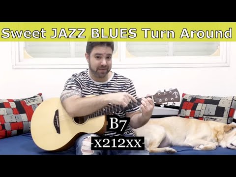 A Sweet and Easy Jazz-Blues Turnaround  |  Guitar Lesson w/ TAB