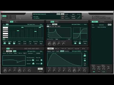 Arpeggiator/Sequencer in SynthMaster 2.9