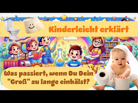 Was Passiert, Wenn Du Deinen Stuhlgang Zu Lange Einhälst? Kinderleicht Erklärt! #erklärung #kids