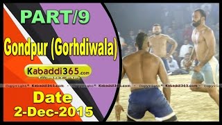 (1) Gondpur (Garhdiwala) Kabaddi Tournament 2 Dec 2015
