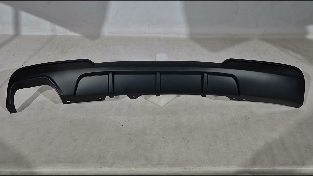 BMW řada 5 F10/F11 2010–2016 Difuzor zadního nárazníku pro dvojitou koncovku výfuku na jedné straně (pro M-Performance) Video 1