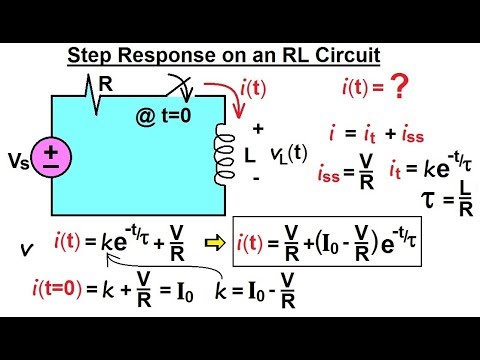 Electrical Engineering: Ch 8: RC & RL Circuits (35 of 65) Step Response of an RL Circuit