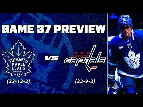 Maple Leafs vs Washington Capitals - Game 37 Preview & Bets