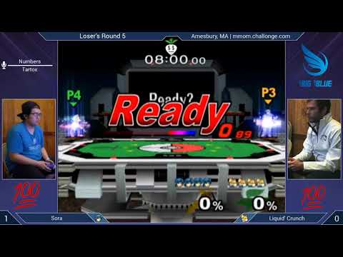 MMOM100 SSBM - Sora (Marth) vs. Liquid`Crunch (Fox) - Melee LR5