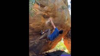 Video thumbnail of Microcline, 8a+. Rocklands