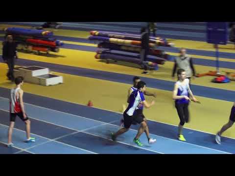 4x200m JUM - F1 - Championnats IDF en salle Cadets Juniors EAUBONNE, 3/02/2018
