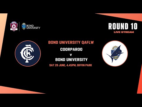 LIVE QAFLW ROUND 10 - Coorparoo v Bond University