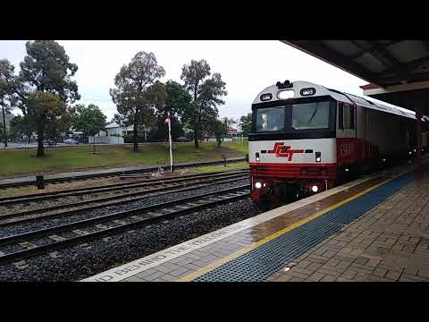CSR003 & SCT010 on Brisbane bound SCT freight train thru Wagga Wagga (4/11/21)