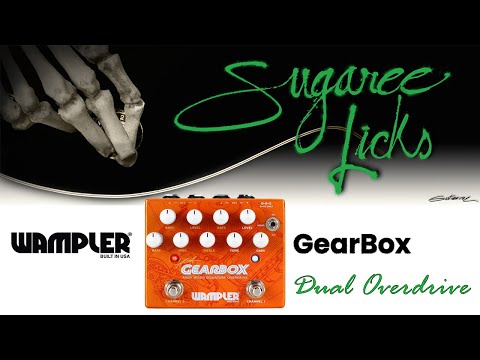Wampler Pedals Andy Wood's Signature Gearbox Dual Overdrive Demonstration