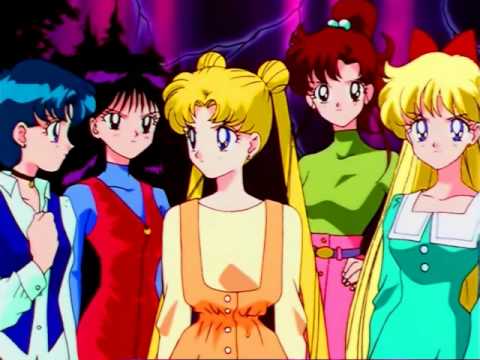 Sailor Moon Sailor Stars Group Transformation (Episode 196) Color Correction