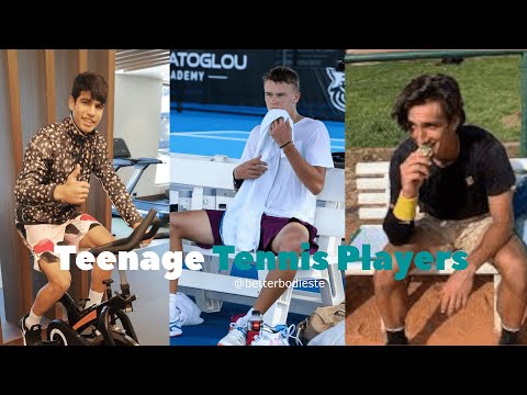 Teenage Tennis players