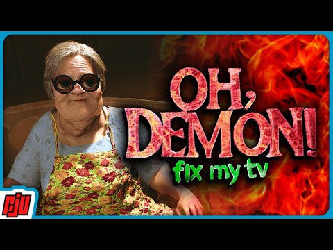 OH DEMON! Fix My TV | Ridiculous Indie Horror Game