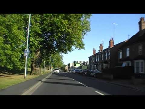 Driving Along Hylton Road & Elm Road, Worcester, Worcestershire, England 24th July 2011