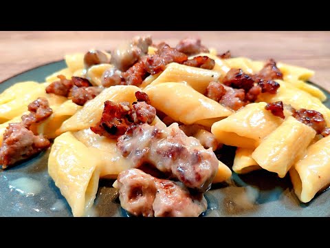 RICETTA PASTA CREMA DI #PATATE E SALSICCIA🔝 SEMPLICE E CREMOSA👍