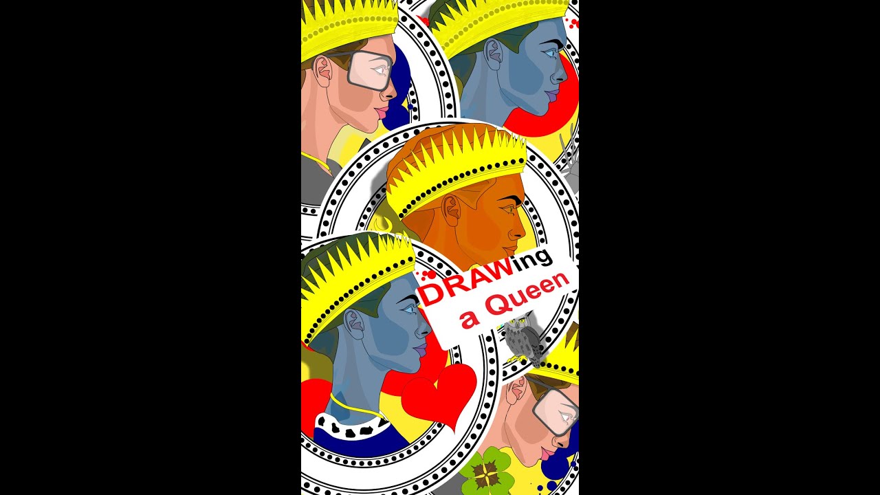 DRAWing a QUEEN ✏️👑 Crown | In Vectors