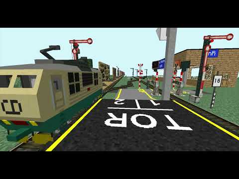 Przelot ČD151 z platformami do muzeum II wojny światowej przez st. Kniców Rafineria [opis]