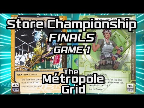 Netrunner Store Championship 2016: Finals - Game 1