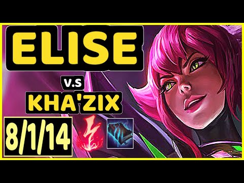 WARDEN (ELISE) vs KHA'ZIX - 8/1/14 KDA JUNGLE GAMEPLAY - EUW Ranked GRANDMASTER