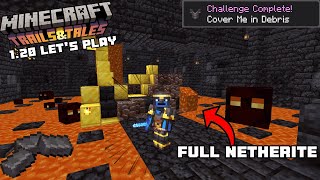 My 1.20 Let's Play World | Getting NETHERITE and making OP Armor