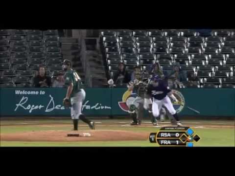 South Africa v France (5-2) Baseball Highlights - World Baseball Classic Qualifier 1 [21/09/2012]