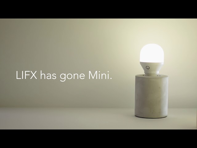 LIFX Mini Ampoule LED Wi-Fi Blanche 8W E27 Blanc Chaud video