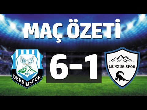 (MAÇ ÖZETİ) Dersimspor 6 - 1 Ovacık Belediye Munzur Spor