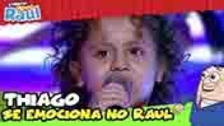 Criança se emociona ao ver o cantor Hungria - A Turma Do Vovô Raul - Programa Raul Gil