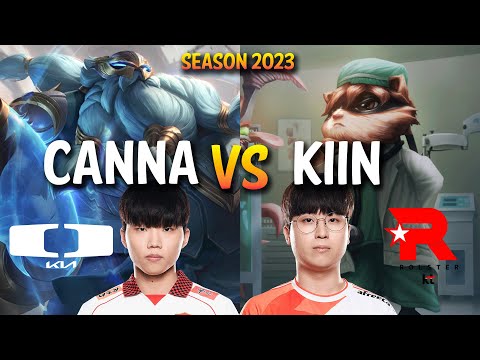 DK Canna vs KT Kiin - Canna GRAGAS vs Kiin KENNEN Top - KR Ranked