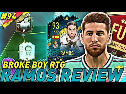BROKE BOY RTG #94 - PLAYER MOMENTS 93 RB SERGIO RAMOS REVIEW - FIFA 20 ULTIMATE TEAM