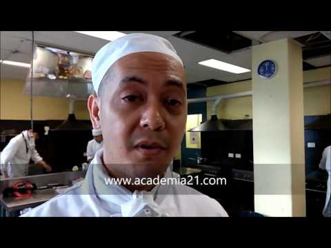 Ramoncito Macapagal Bagatsing discusses studying Commercial Cookery at Academia International