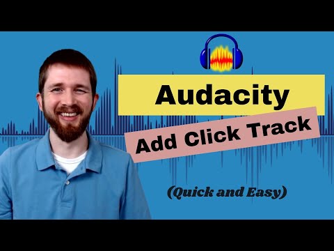 Audacity How to Add a Click Track Tutorial, Create Custom Metronome to Record With