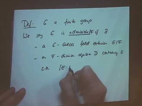 Division algebras and patching (David Harbater, Julia Hartmann) 1-4