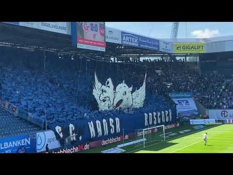 Choreo der Süd - FC Hansa gegen FC Heidenheim