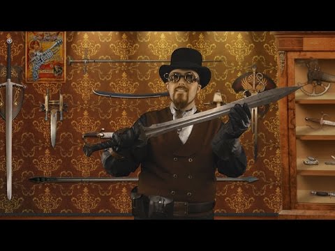 Olde Blade Shoppe ep03 - A large sword? (steampunk roleplay)
