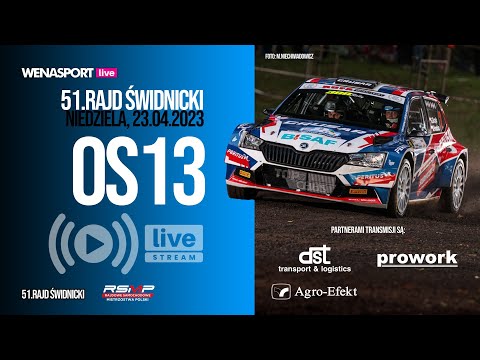 NA ŻYWO - OS13 51 Rajd Świdnicki 2023 LIVE