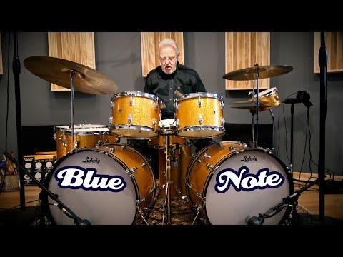 60's Ludwig "Blue Note" Gold Sparkle Drum Kit!