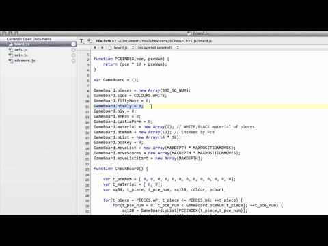 Programming A Chess Engine In Pure Javascript Part 35 - Make Move #5 - History Array