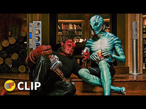 Hellboy & Abe Sapien Get Drunk Scene | Hellboy 2 The Golden Army (2008) Movie Clip HD 4K