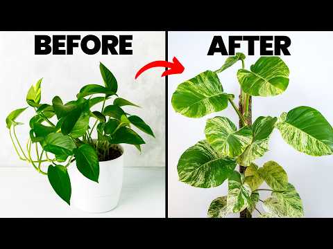 Grow MASSIVE Pothos Leaves at Home